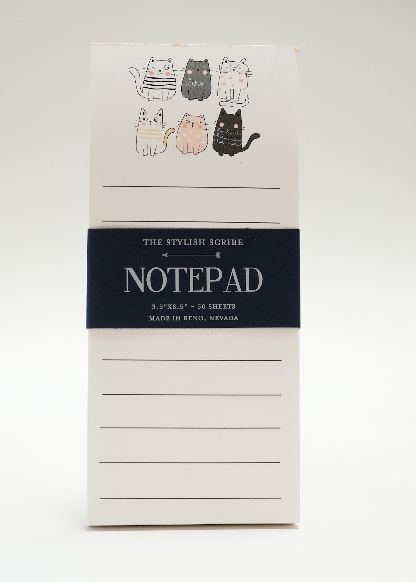 Cat notepad – Stylish Scribe Stationery