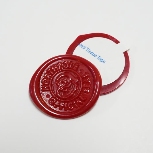 Santa North Pole Wax Seal Stickers