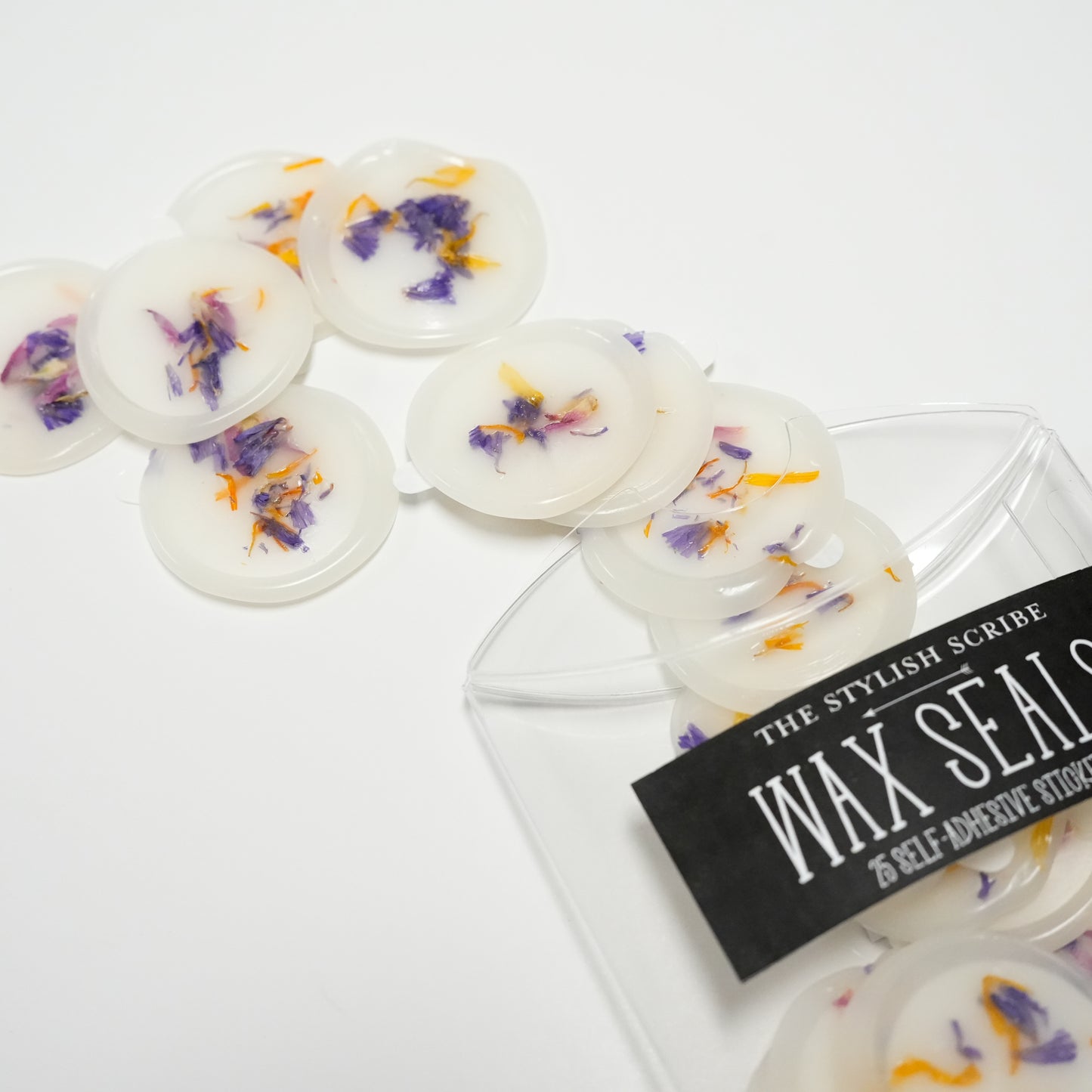 Pressed Flower Wax Seal Stickers