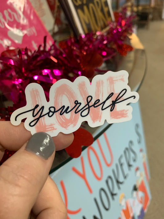 Love Yourself Sticker