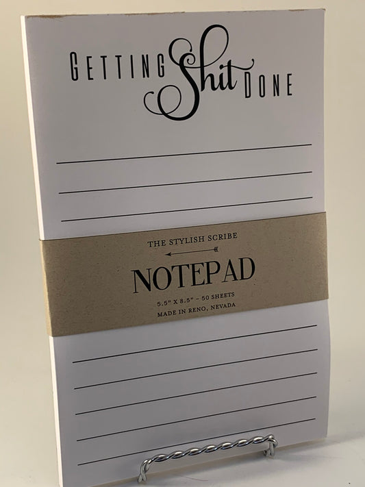 Getting Sh*t Done Notepad
