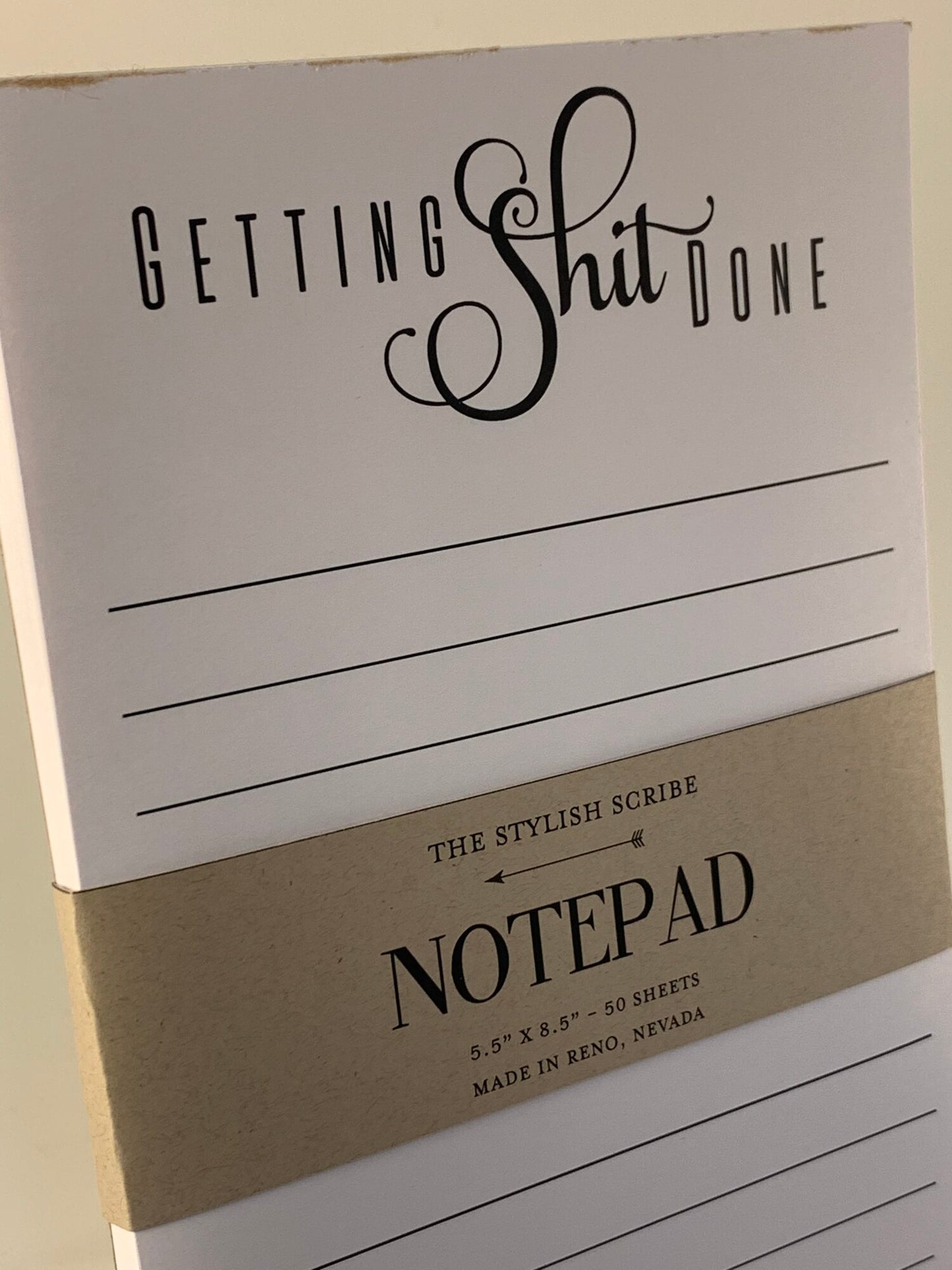 Getting Sh*t Done Notepad