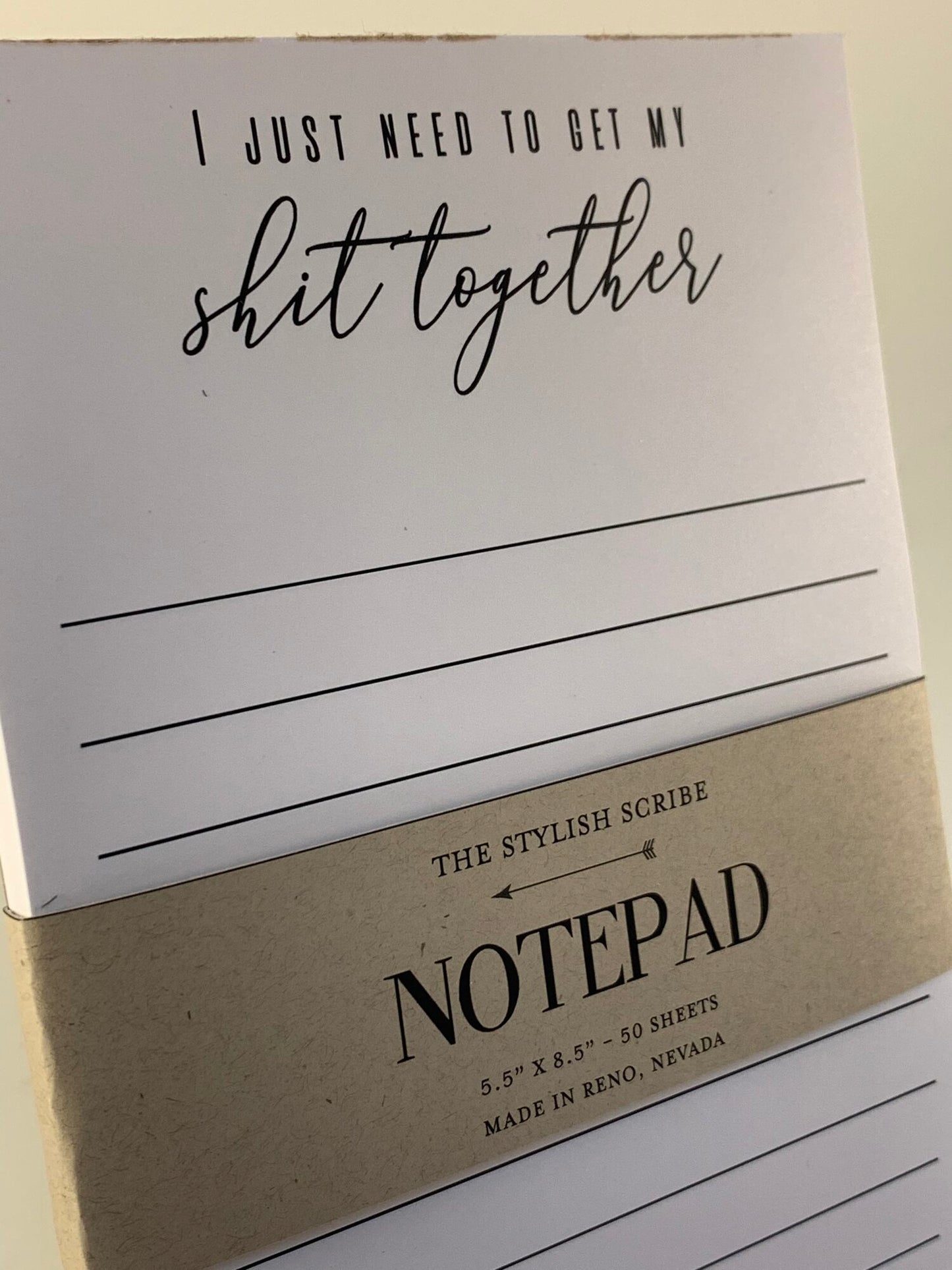 Get Sh*t Together Notepad