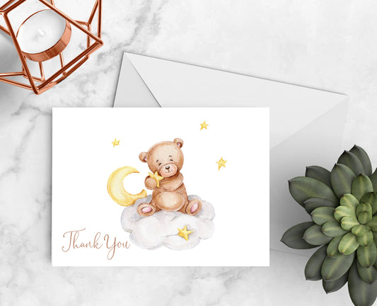 Baby Bear Thank You Cards