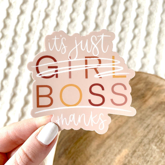 Girl Boss Sticker