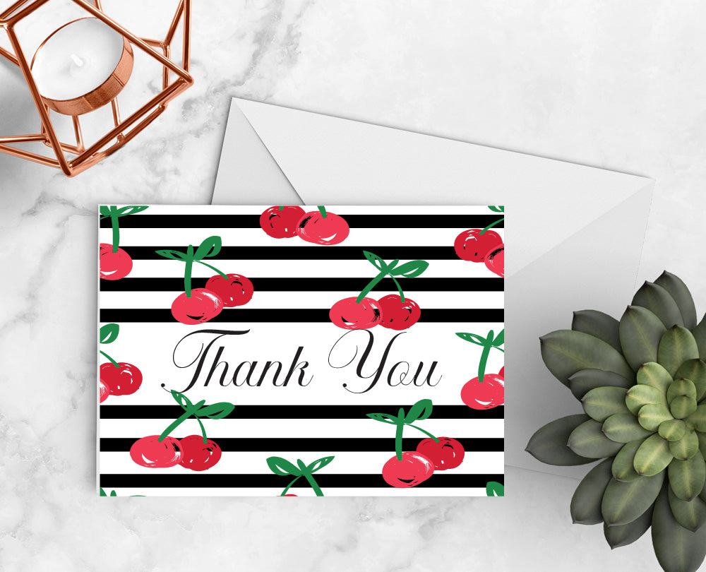 Cheery Notes Cherry Notecards – Stylish Scribe Stationery