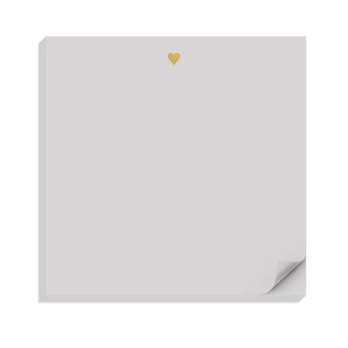 Charm Pad Note Heart Charmpad with Confetti – Stylish Scribe Stationery
