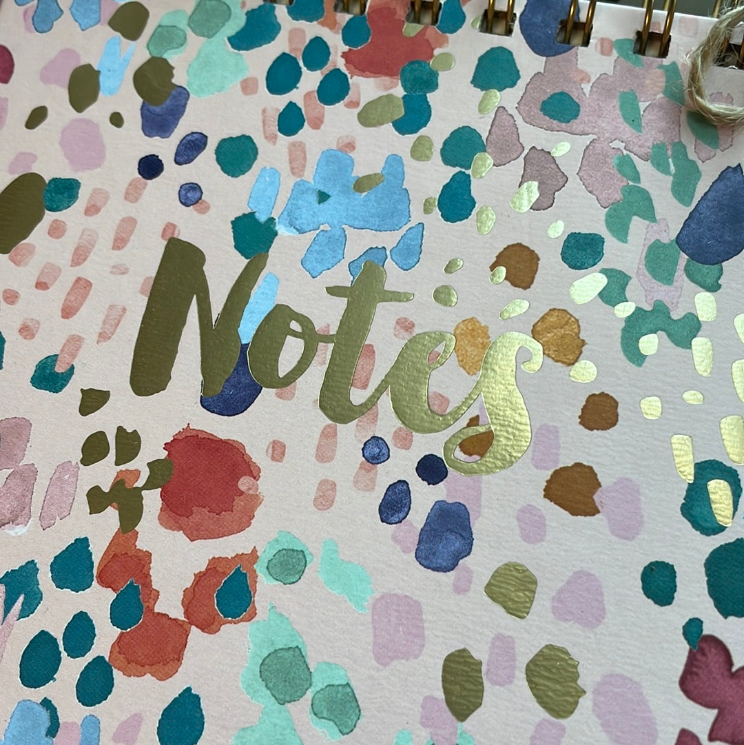 Splatter Dots Hardcover Notebook