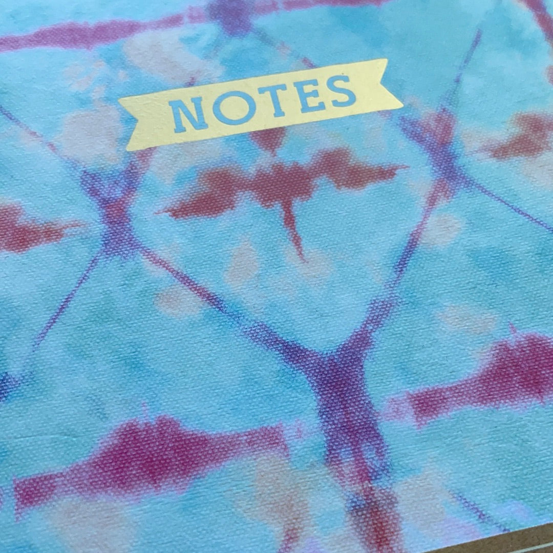 Tie dye notebook