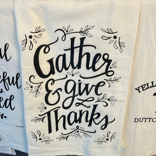 Gather and Give Thanks Towel