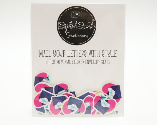 Paper Airplane Envelope Seals