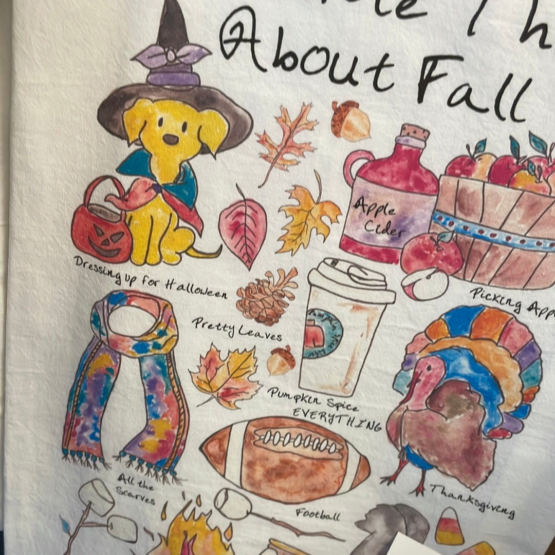 Favorite Fall Kitchen Towel