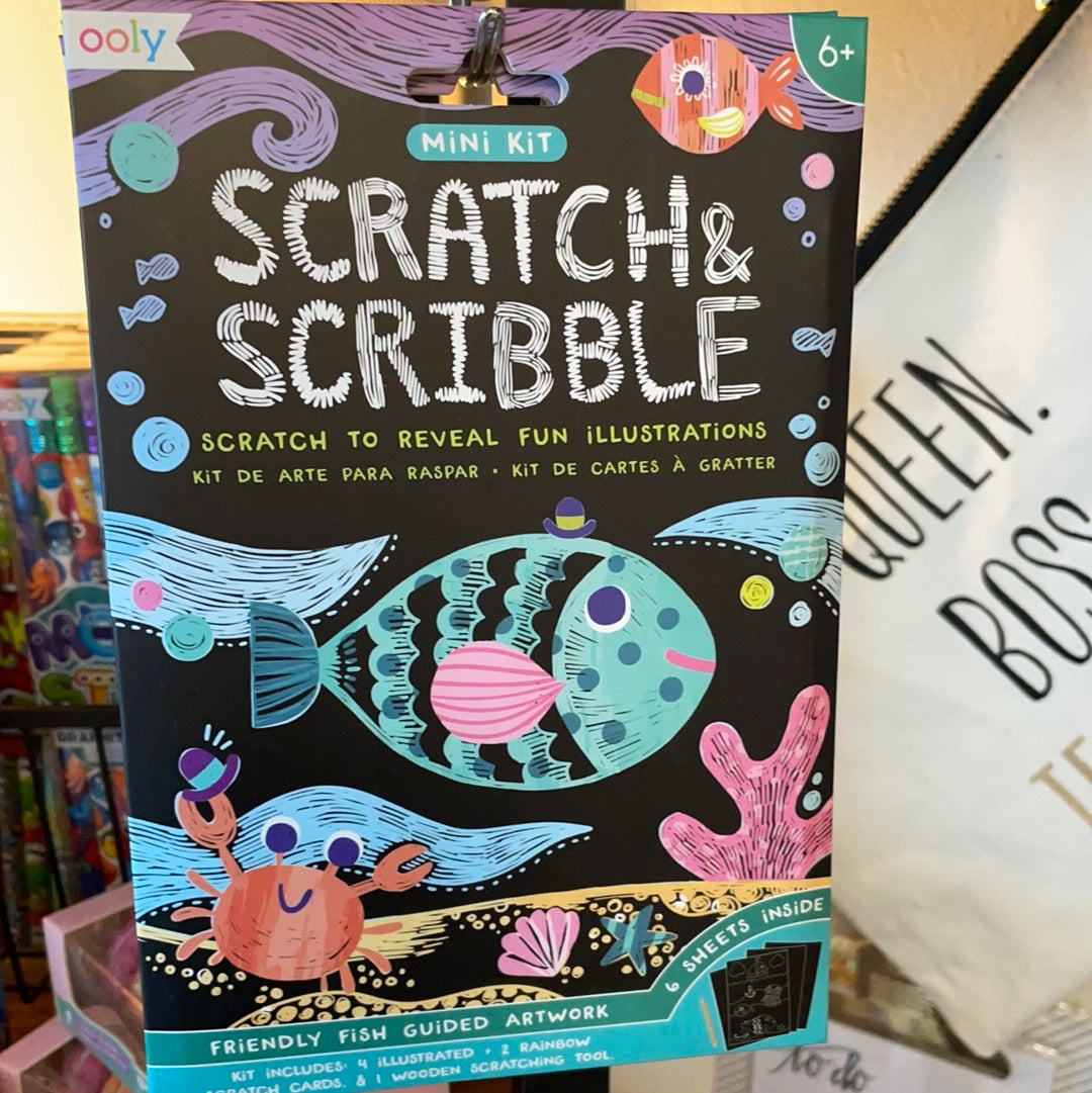 Ocean Scratch and Scribble Pad Mini