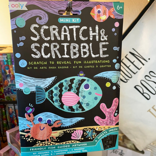 Ocean Scratch and Scribble Pad Mini