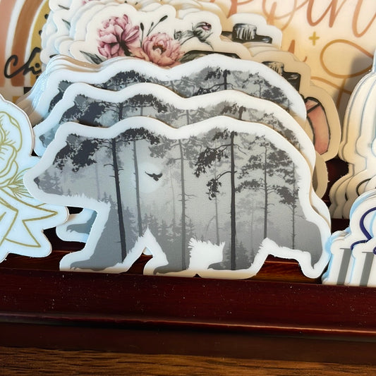 Forest Bear sticker