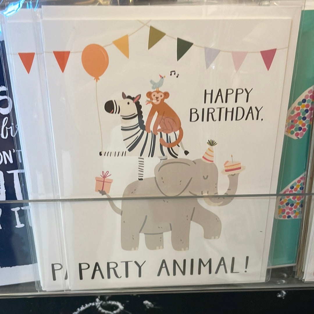 Party animal birthday Card