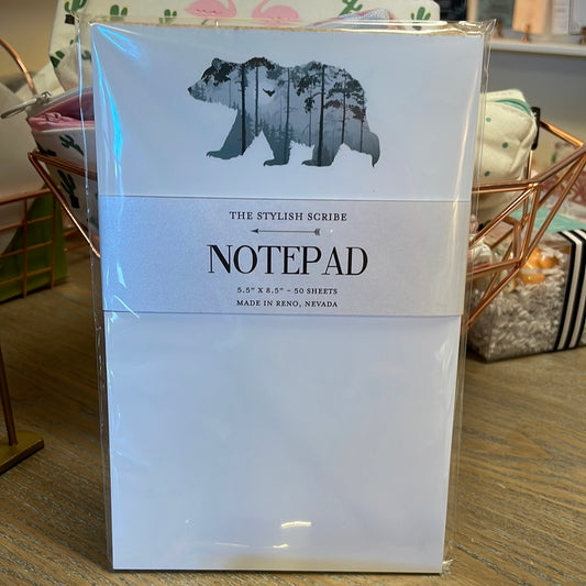 Forest Bear Notepad