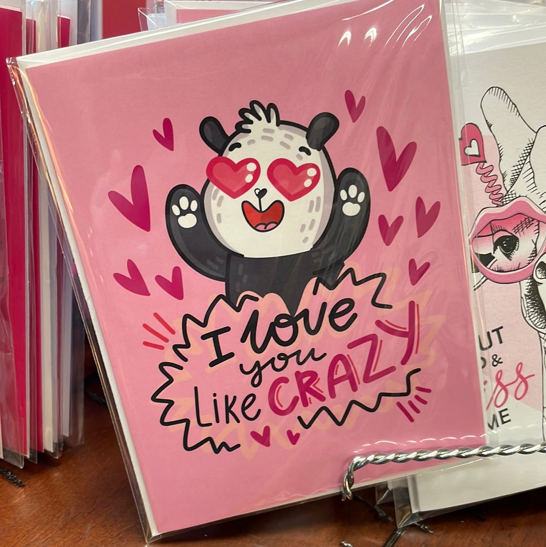Panda Love Valentine’s day card