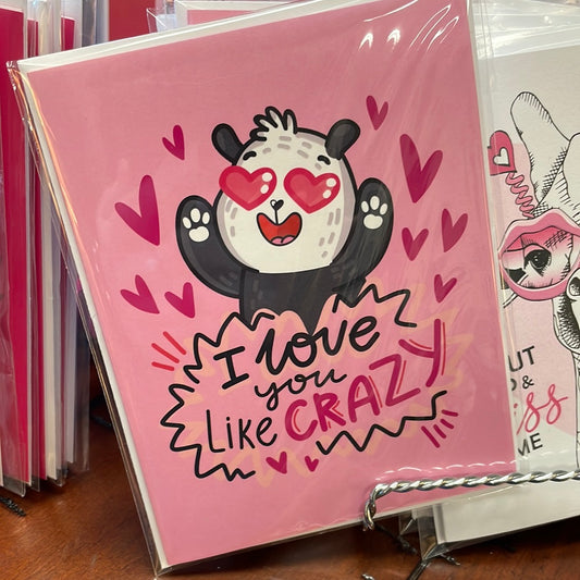 Panda Love Valentine’s day card