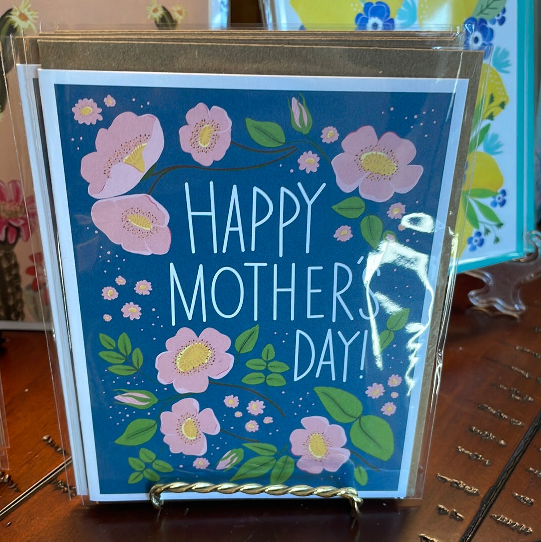 Pink floral Mother’s Day Card