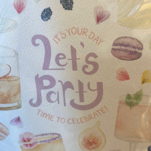 Let’s party celebration card