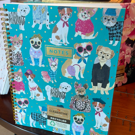 Dog hardcover notebook