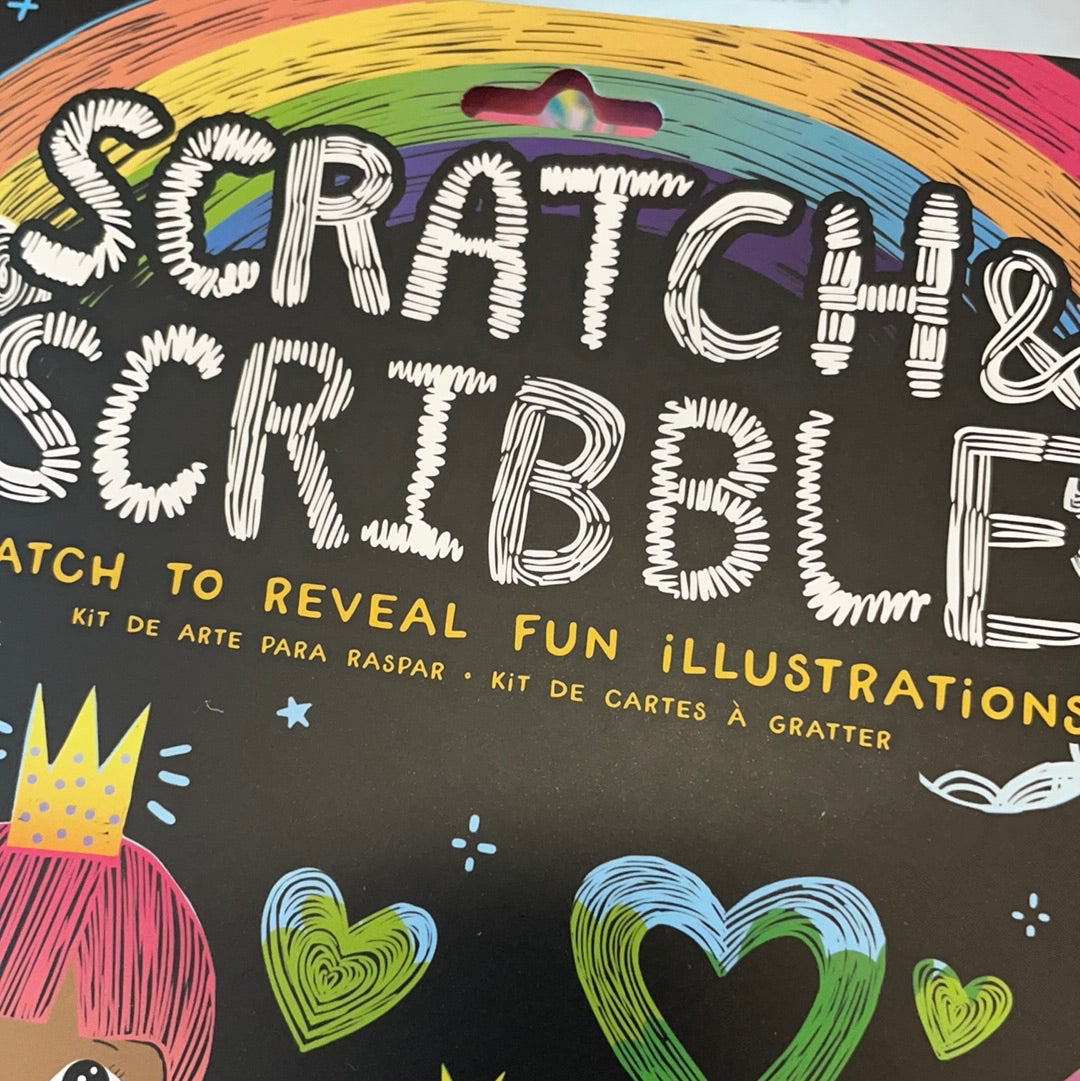Princess Large Scratch + Scribble Pads