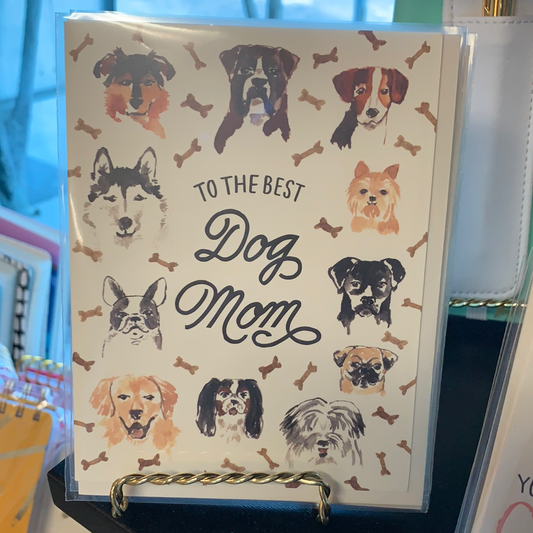 Best Dog Mom Card
