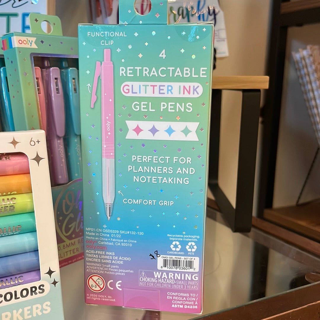 Glitter Gel Pens – Stylish Scribe Stationery
