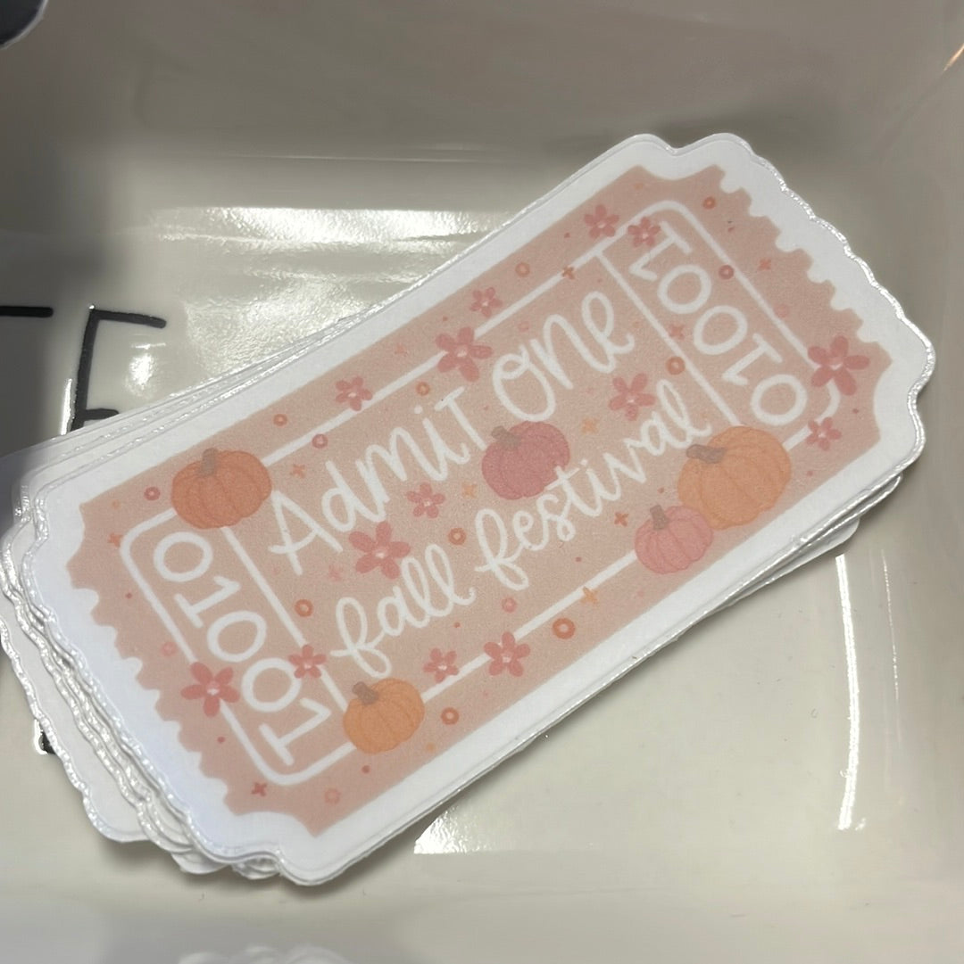 Fall festival sticker – Stylish Scribe Stationery