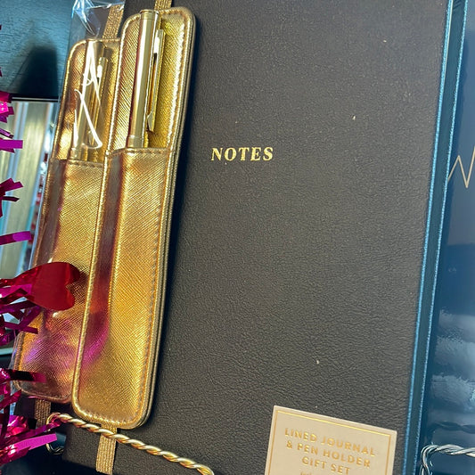 Black and Gold journal/pen gift set