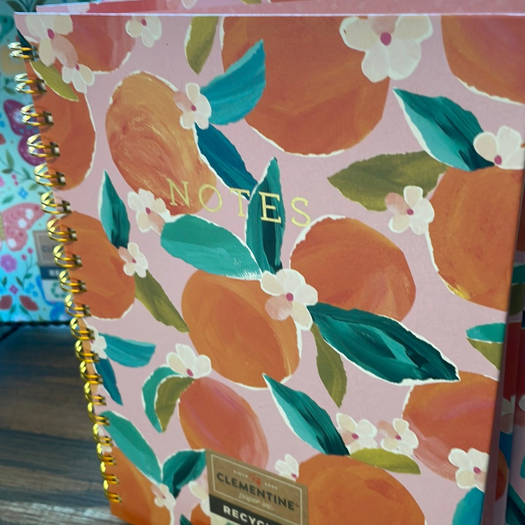 Peach Hardcover notebook