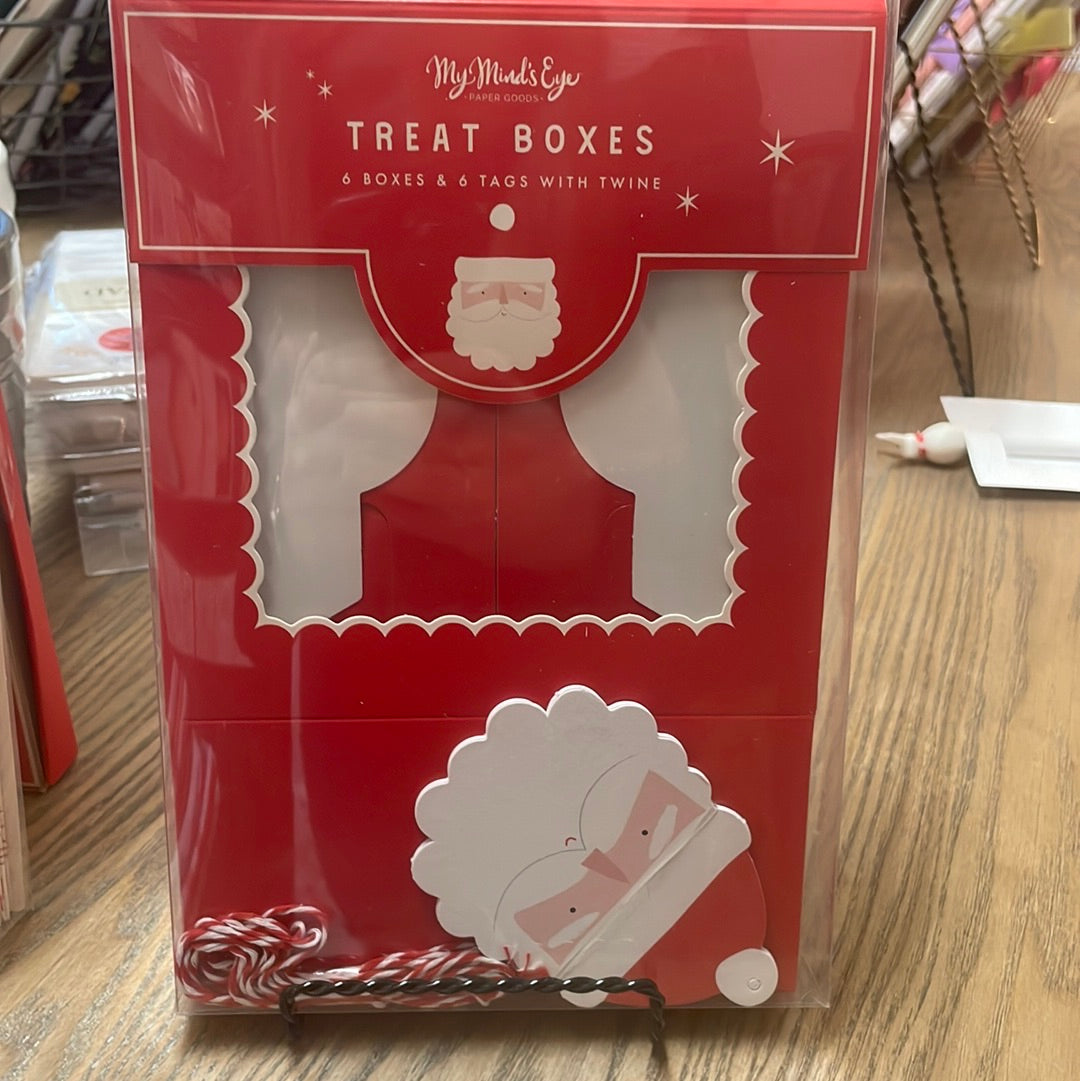 Santa treat boxes