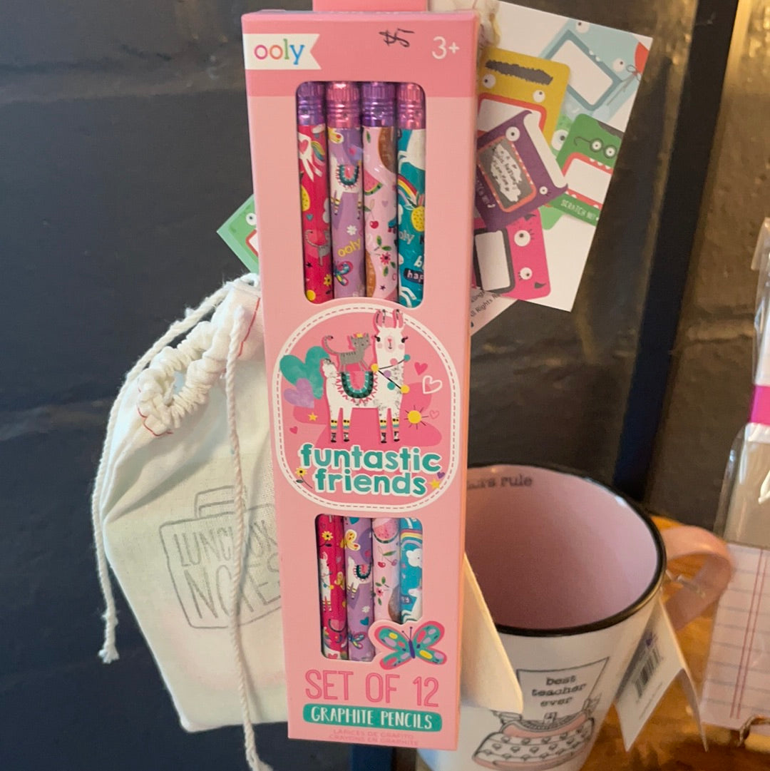 Llama Pencil Set