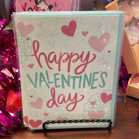 Heart Valentine’s Day card