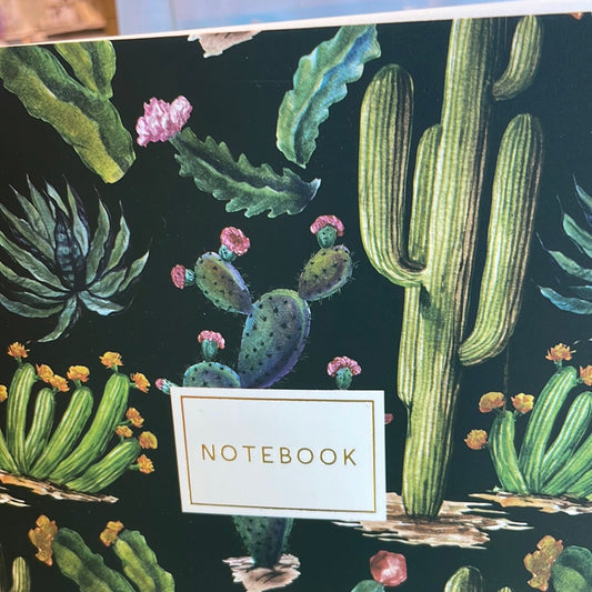 Cactus spiral notebook