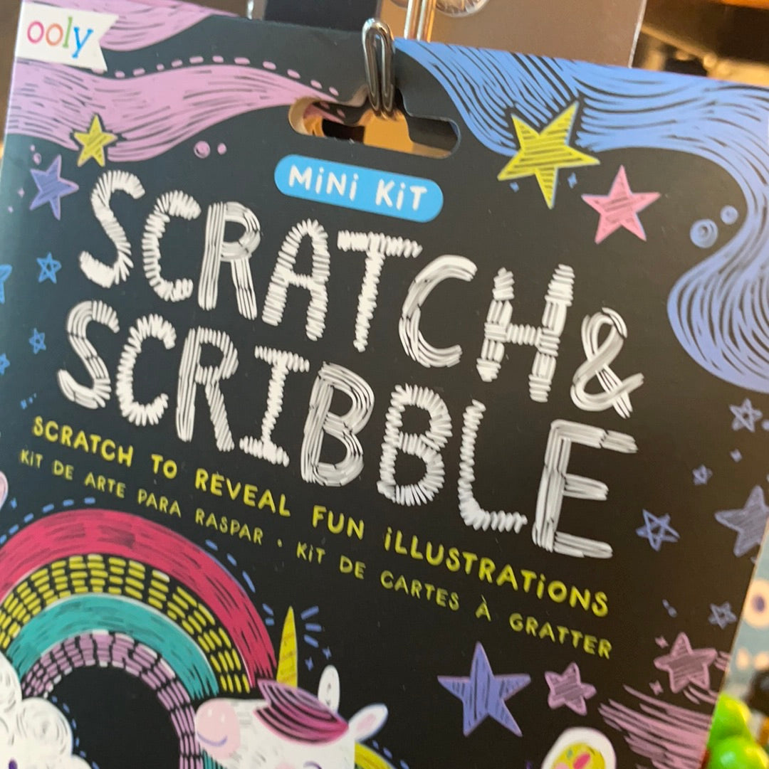 Mini Unicorn Scratch and Scribble Pad