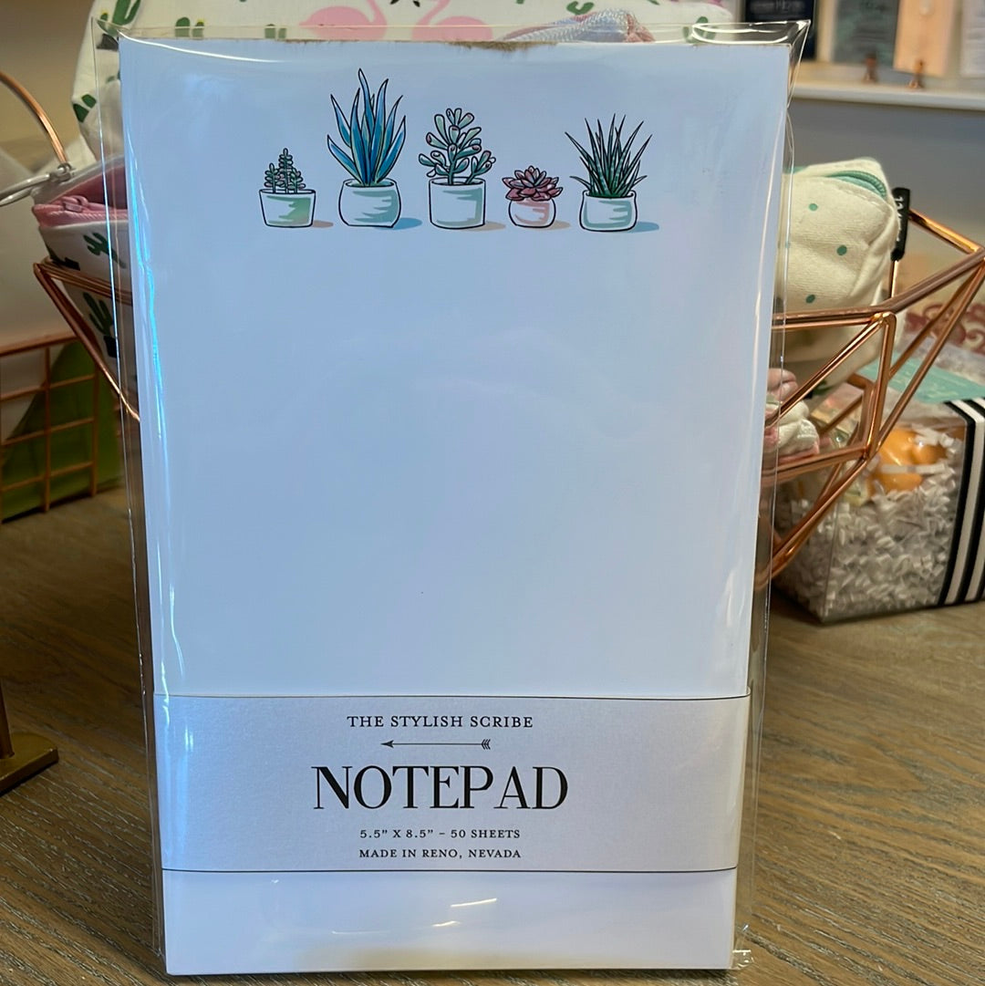 Succulent Notepad