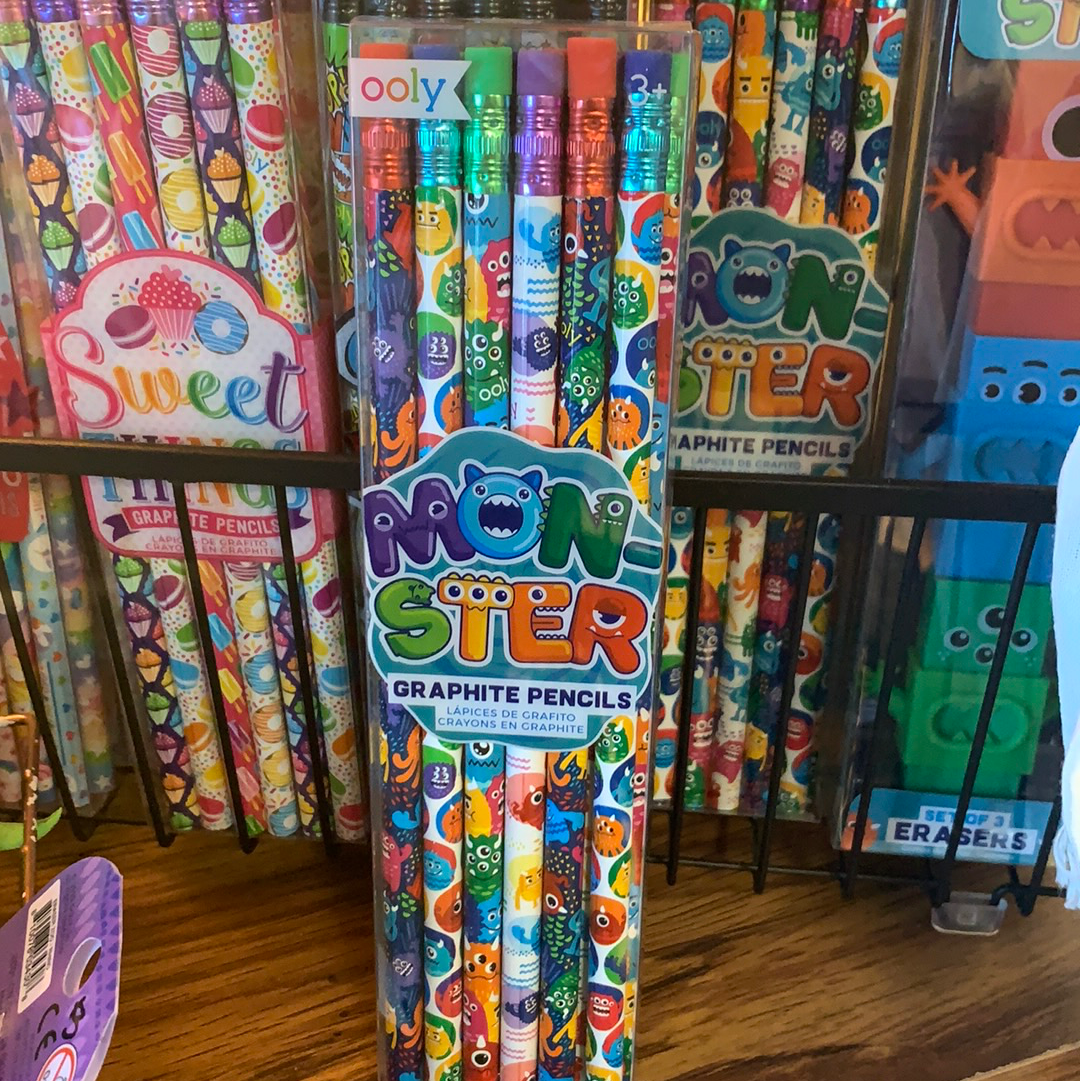 Monster Themed Pencils