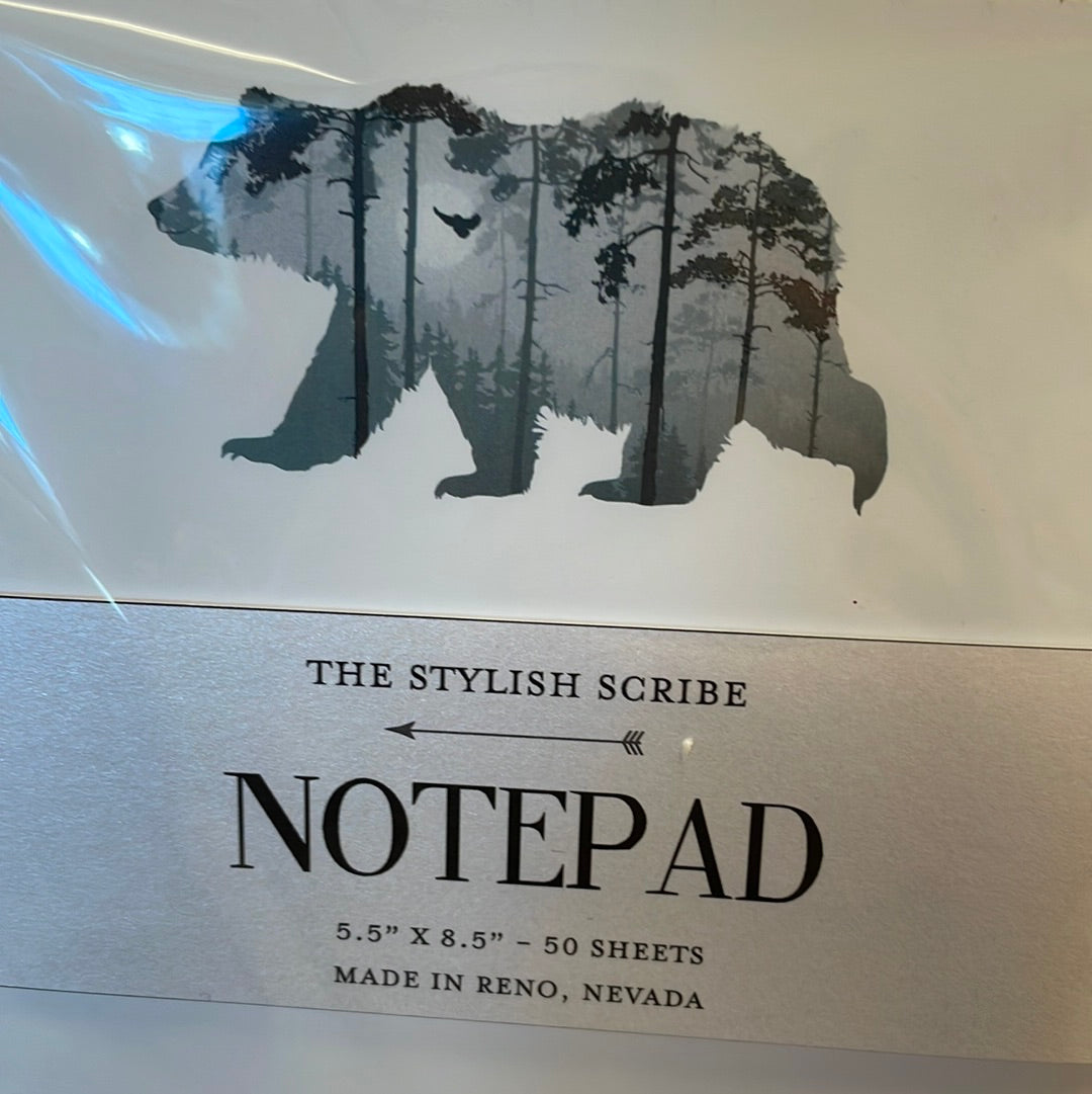 Forest Bear Notepad