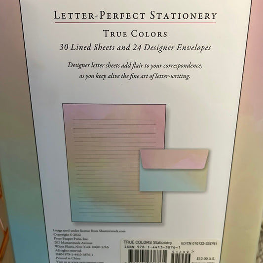 Rainbow Boxed Stationery Set