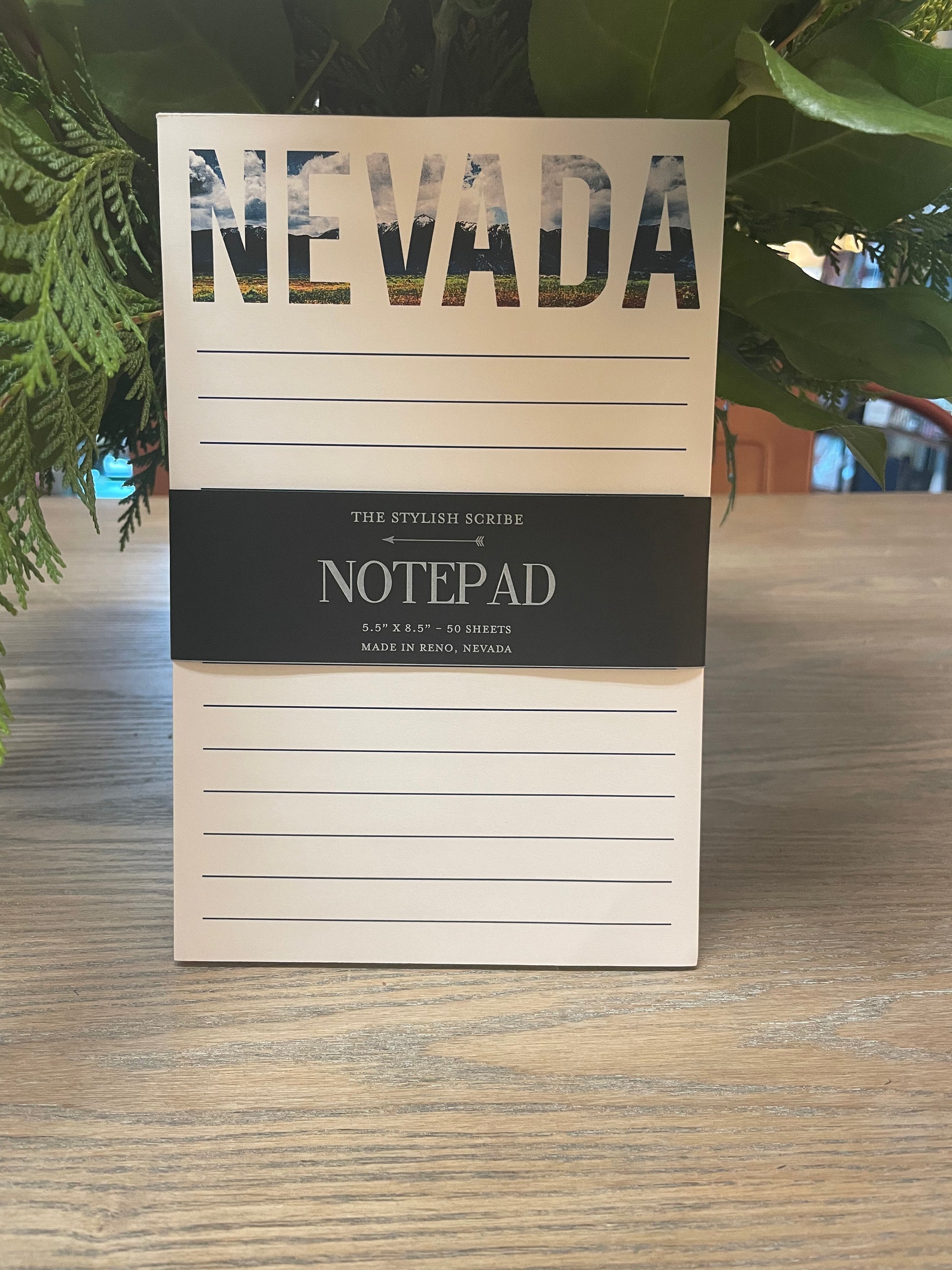 Stylish Notepad Nevada Mountain Notepad – Stylish Scribe Stationery