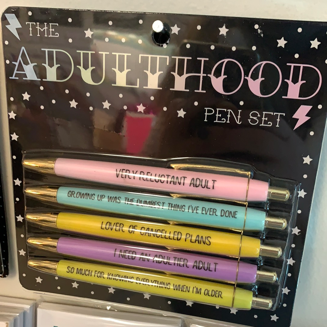 Adulthood Pen Set