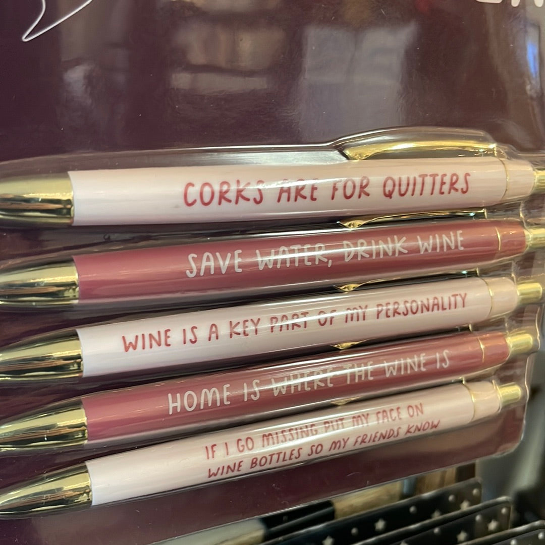 Wine Lovers Pen Set