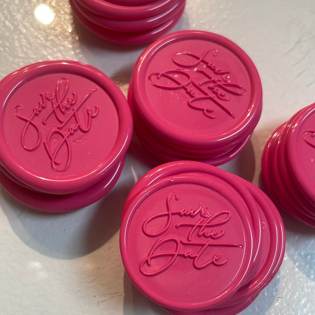 Save the Date Wax Seal Stickers