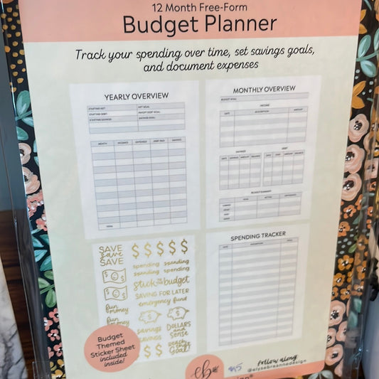 Budget planner notebook