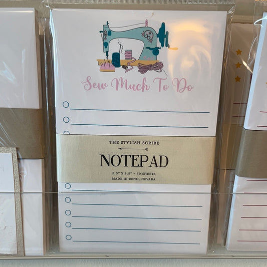 Sew Much to do Notepad