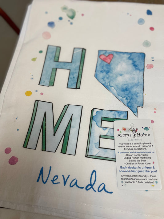 Nevada Watercolor Kitchen Towels