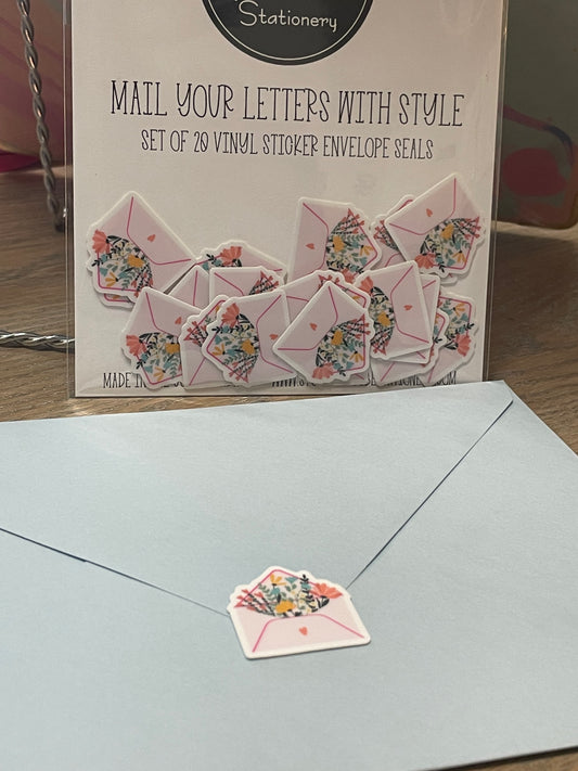 Floral Envelope Seals