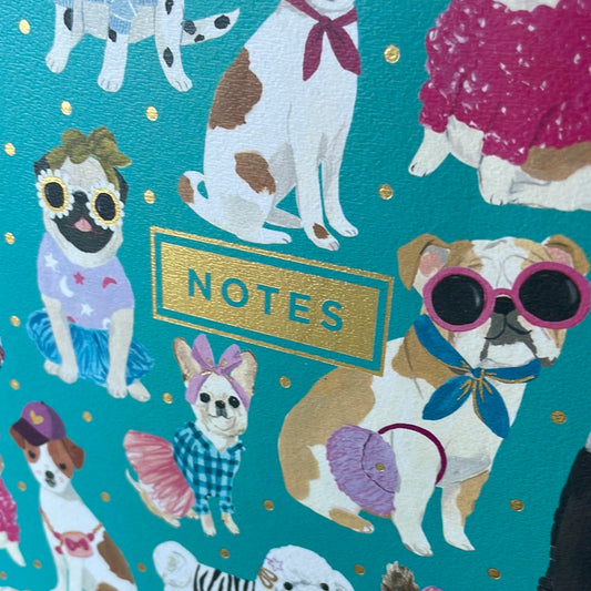Dog hardcover notebook